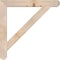 Ekena Millwork Traditional Craftsman Smooth Bracket, Douglas Fir, 3 1/2"W x 32"D x 32"H BKT04X32X32TRA04SDF - alternate 2